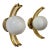 Pair of Murano Ball Sconces For Sale