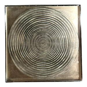 Vintage Geometric Metal and Mirror