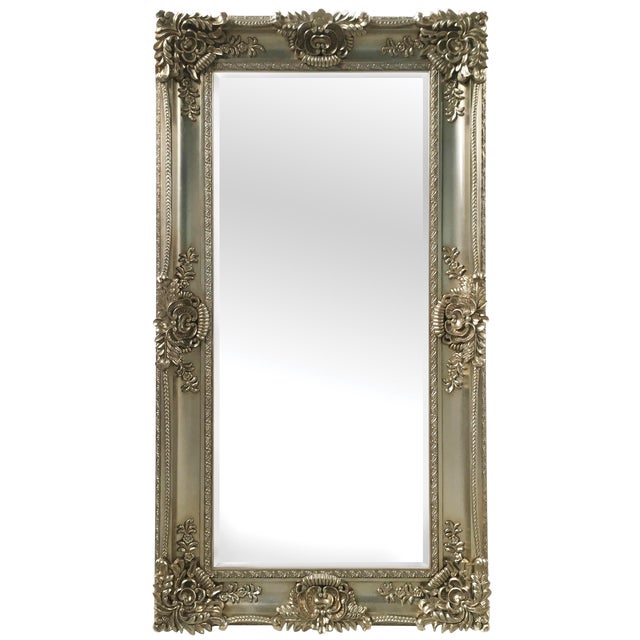 Mayfair Vintage Champagne Gold Full Length Leaner Mirror Chairish