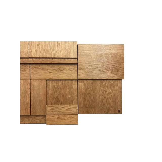 Brown Madia Sideboard by Ferdinando Meccani for Meccani Arredamenti, 1970s For Sale - Image 8 of 13