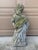 Late 20th Century Neoclassical Cast Stone Putto With Grapes Garden Statue For Sale - Image 10 of 11