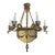 19th Century French Bronze and Crystal Chandelier For Sale
