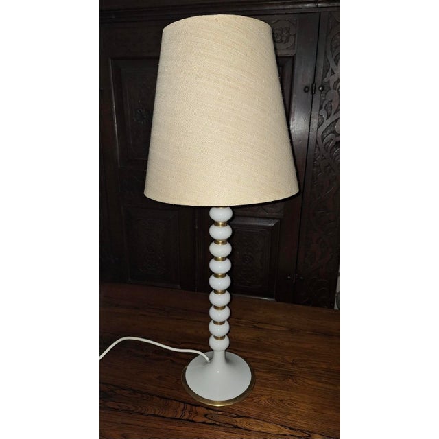 Mid-Century Modern Mid-Century Italian Table Lamp with Stacked Spheres, 1970s For Sale - Image 3 of 16