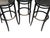 Set of 3 Modern Rendition of Black Bentwood Bar Stools by Ton For Sale - Image 10 of 13