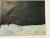 Cca 1900 antique European oil on canvas winter landscape painting with hare, signed. Rare and unique.