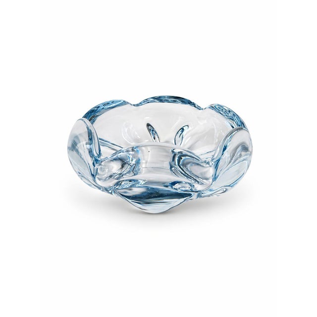 1960s Mid-Century Stella Polaris Bowl in Crystal Glass by Vicke Lindstrand for Orrefors,1960s For Sale - Image 5 of 5