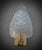 Murano Art Glass Graniglia Transparent and Brass Wall Light and Sconces, 2000 For Sale - Image 6 of 10