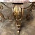 Bronze Antique Italian Painted Wrought Iron Marble Top Coffee Table For Sale - Image 8 of 12