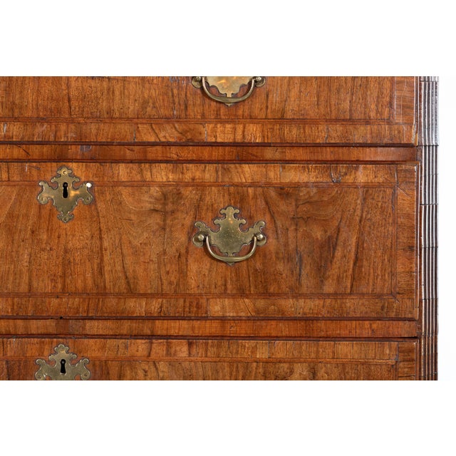 Wood Georgian Walnut Chest on Chest, English, Circa 1720 For Sale - Image 7 of 10