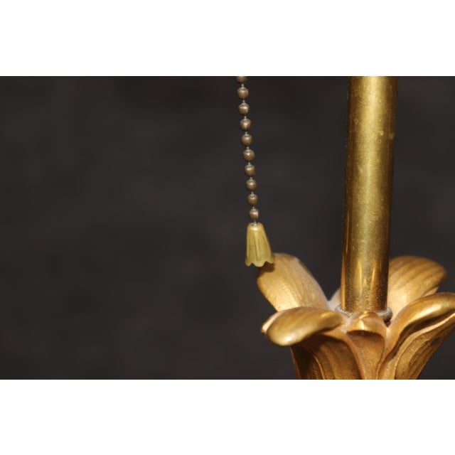 Pair Gilt Dore' Bronze Maison Jansen Attributed Belle Epoque Style Table Lamps For Sale - Image 11 of 12
