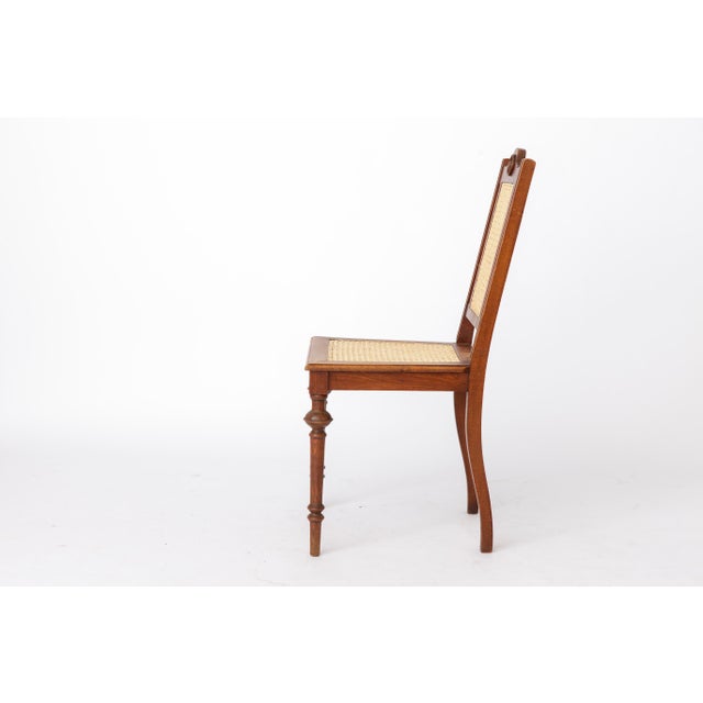 Vintage Belgian Dining Chair in Beech Wood, 1930s For Sale - Image 6 of 12