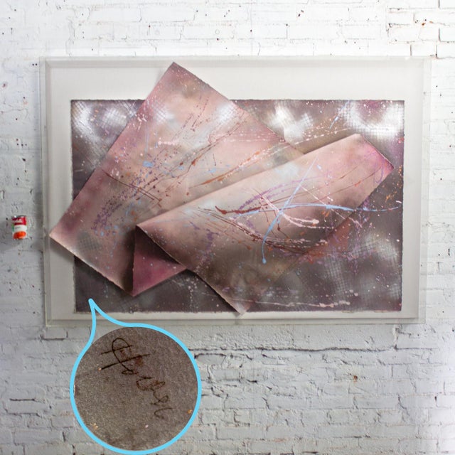 Contemporary Late 20th Century Postmodern Contemporary Abstract Mixed Media Large Scale 3d Collage by Martha Holden For Sale - Image 3 of 12