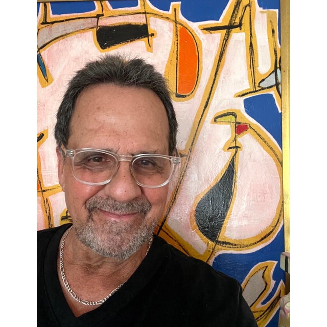 Kenneth Joaquin Impressive Abstract Matador Painting by Kenneth Joaquin, 41” H X 32” W For Sale - Image 4 of 7