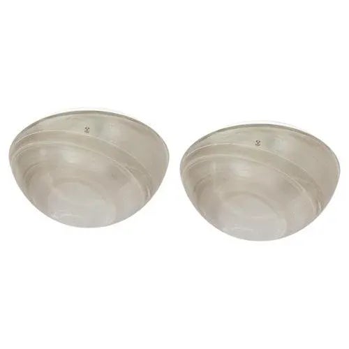 Large Glass Flushmount attributed to Peill & Putzler, Germany, 1970s For Sale - Image 13 of 13