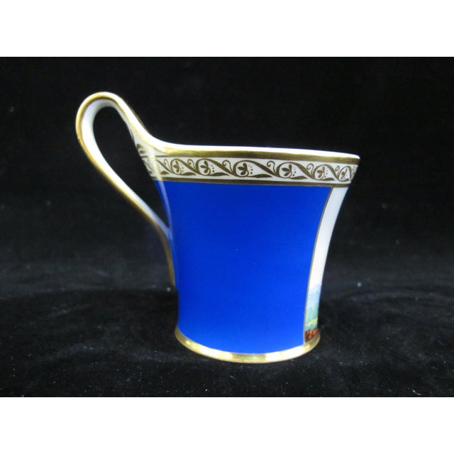 Antique KPM Porcelain Hand Painted Portrait of Biedermeir Couple Lovers Cup For Sale In Portland, OR - Image 6 of 8