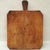 19th Century Large Antique Rustic Primitive Hardwood Bread Board / Chopping Block - Kitchen Cuttign Board For Sale - Image 6 of 11