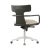 Dark Modern Desk Chair For Sale - Image 4 of 5