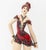 Contemporary Josepha Standing Woman in a Red Dress Resin Sculpture For Sale - Image 3 of 14