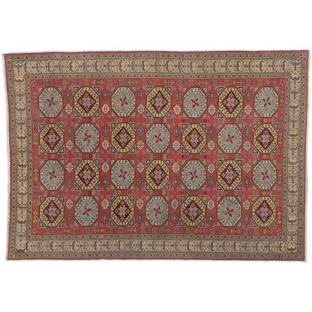 Vintage Turkish Sivas Rug - 07'07 X 10'08 For Sale - Image 9 of 9