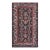 1880s Brown Geometric Antique Caucasian Kazak Rug 3'6" X 6'3" Knotted Pile Wool Carpet For Sale