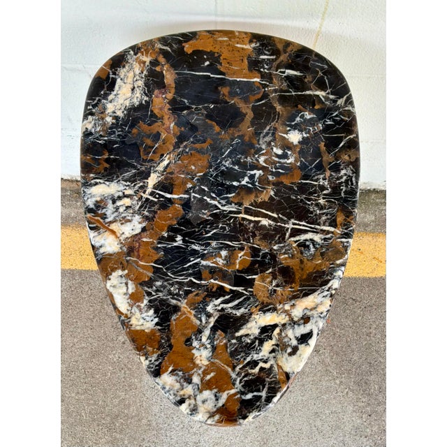 Modern Revelation Modern Michelangelo Marble Rock Formation Accent Table For Sale - Image 3 of 3