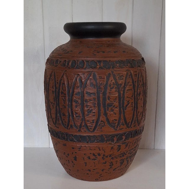 1970s Vintage Handmade Ceramic Vase, 1970s For Sale - Image 5 of 5