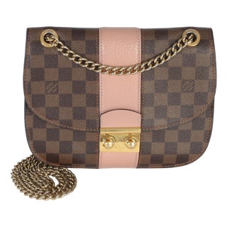 Magnolia Damier Ebene Cuir Taurillon Wight Chain Bag For Sale