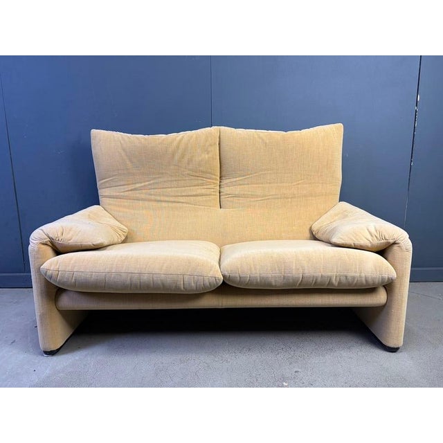 Maralunga Sofa by Vico Magistretti for Cassina, 1970 For Sale - Image 6 of 12