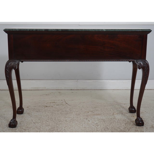 Stickley 4 Drawer Marble Top Server Console For Sale - Image 16 of 18