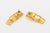 1980s Vintage Robert Lee Morris Gold Plated Sculptural Dangle Earrings, 1980's For Sale - Image 5 of 10