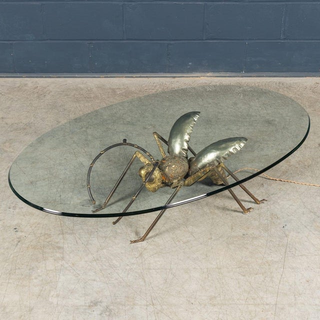 1970s Vintage French Illuminating Coffee Table by Henri Fernandez c.1970 For Sale - Image 5 of 18