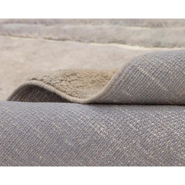 Hand-Knotted Wool Premium Rug by Azele Studio For Sale - Image 6 of 10