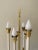 Metal Vintage Tommi Parzinger Style Brass Plated Lamp With Marble Base For Sale - Image 7 of 12