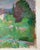1970s Oil on Cardboard Summer Garden Landscape by Swiss Artist Kaspar Ilg For Sale - Image 6 of 10