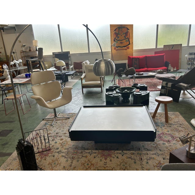 Black Coffee Table attributed to Vico Magistretti for Gavina, 1960, in Good conditions. Designed 1960 to 1969 This piece...