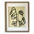 2026 "L'Aiuola Bruciata Series No. 8" Abstract Botanical Painting on Paper by Artist r.k. Red For Sale