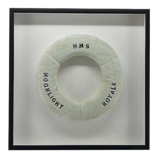 Vintage White Life Ring For Sale