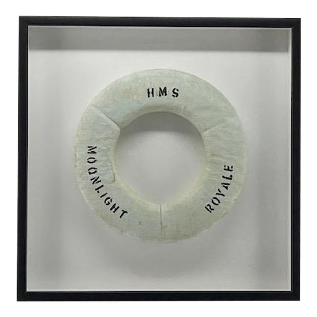 Vintage White Life Ring For Sale