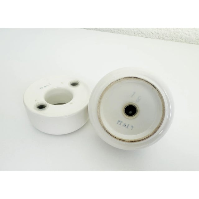 1970s 1970's Pino Spagnolo for Sicart Italy Salt & Pepper Set For Sale - Image 5 of 6