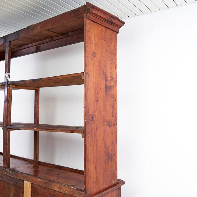 Open Bookcase in Soft Wood For Sale - Image 14 of 18