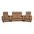 Arion Leather Sofa Beige Four Seater Couch from Stressless For Sale - Image 14 of 14
