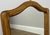 Add timeless charm to your home with this elegant Vintage French wall mirror, crafted from oak and featuring a gently...