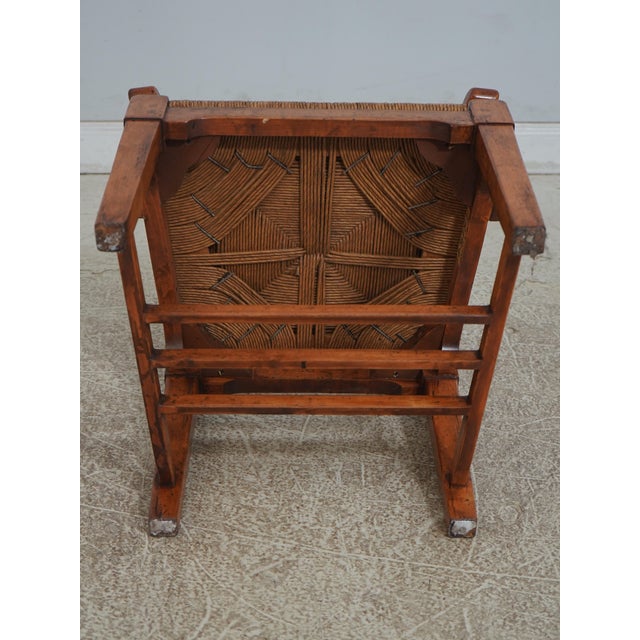 Pair Guy Chaddock Distressed Ladderback Armchairs For Sale - Image 12 of 12