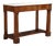 Empire Console Table in Poplar and Walnut, 1800s For Sale