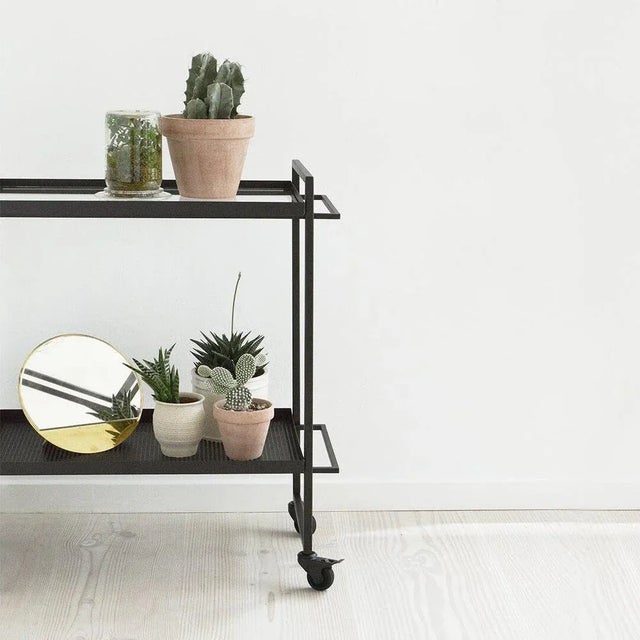 Not Yet Made - Made To Order Black Bauhaus Trolley by Kristina Dam Studio For Sale - Image 5 of 7