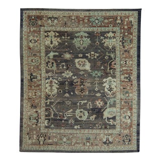 Turkish Oushak Old Wool Rug 12'6" x 14'11" #30143 For Sale