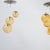 Vintage Parscot Pendant Light in Bubbled Glass, 1970 For Sale - Image 9 of 12