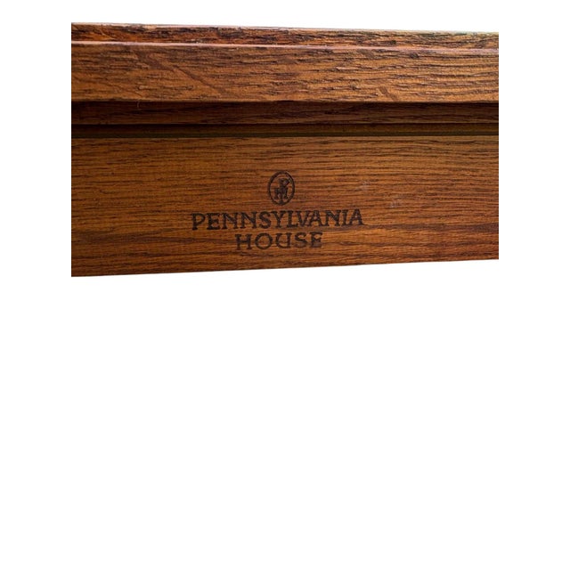 Late 20th Century Pennsylvania House William and Mary Style Oak Coffee Table For Sale - Image 12 of 12