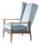 1950's Arne Vodder Attributed Wing-Back Teak Lounge Chair For Sale
