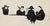 Roger Guit, Theatregoers (Paris), 1920s, Ink & Watercolor For Sale
